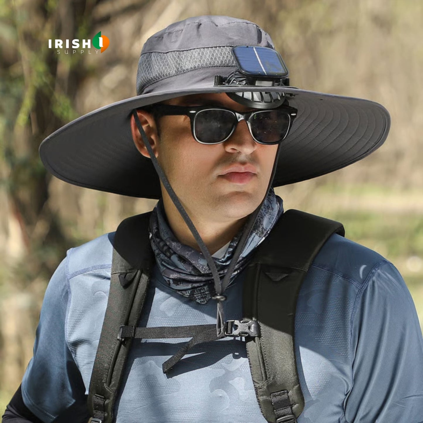 COOLCAPTOR Sun Hat with Solar Fan