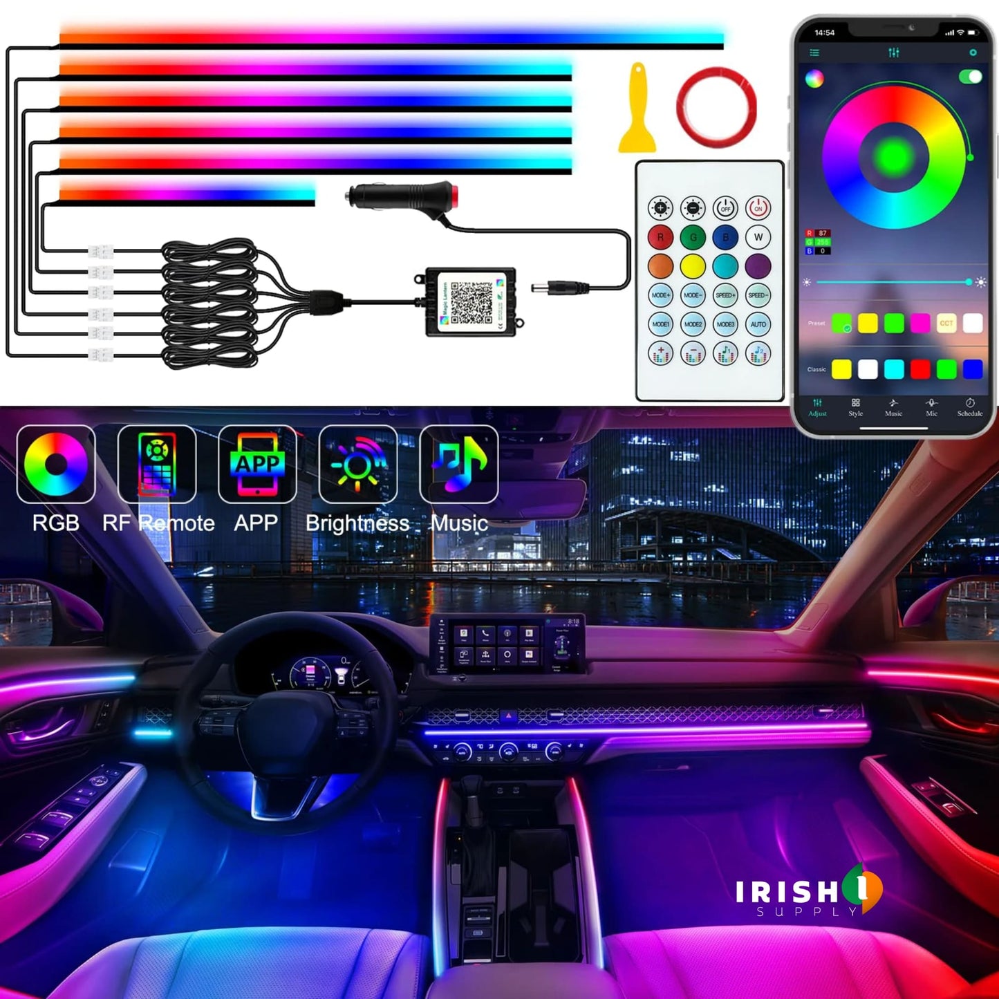 DRIFTLUX RGB Car Mood Lighting System