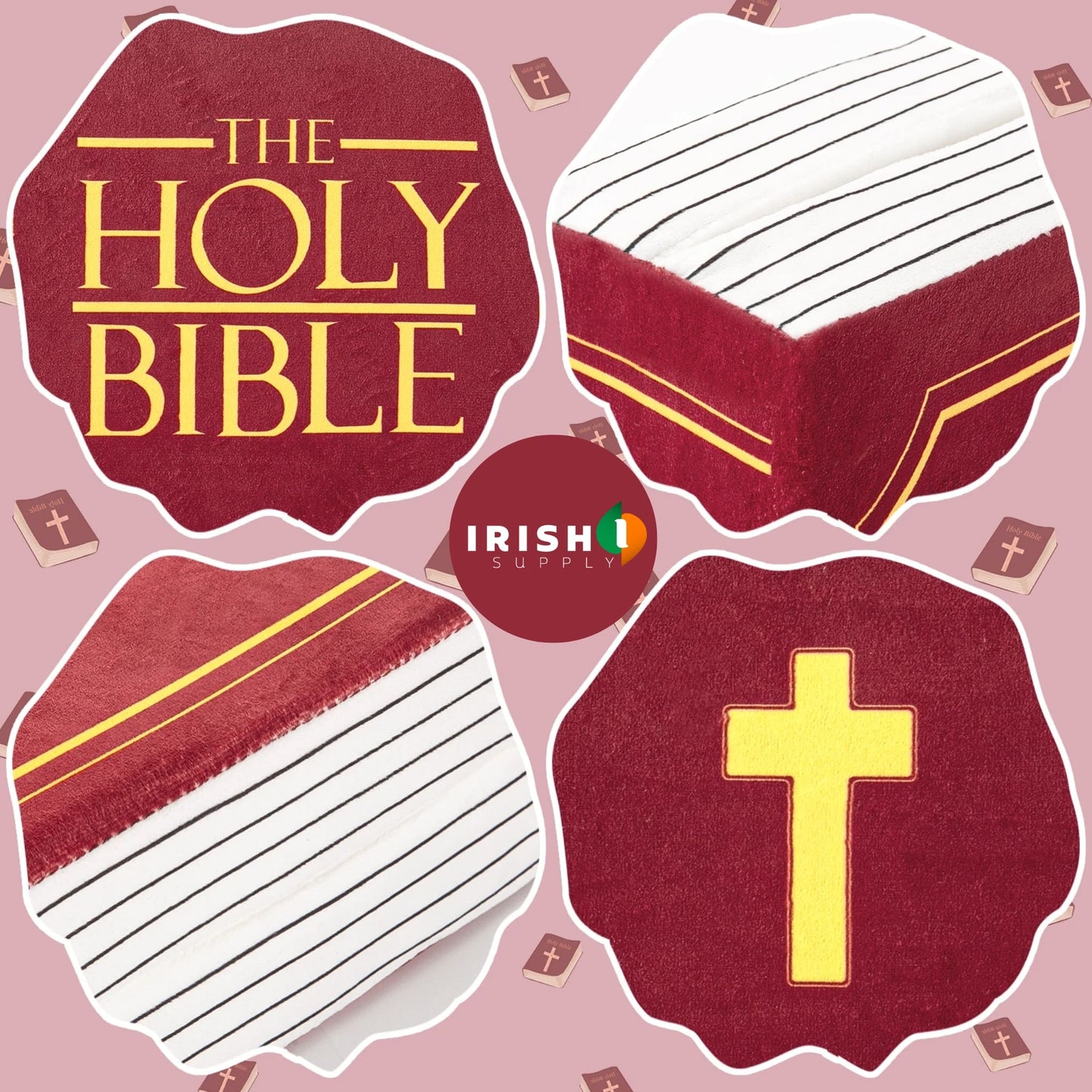 FAITHFORM  Premium Bible-Shaped with Verse Pillow