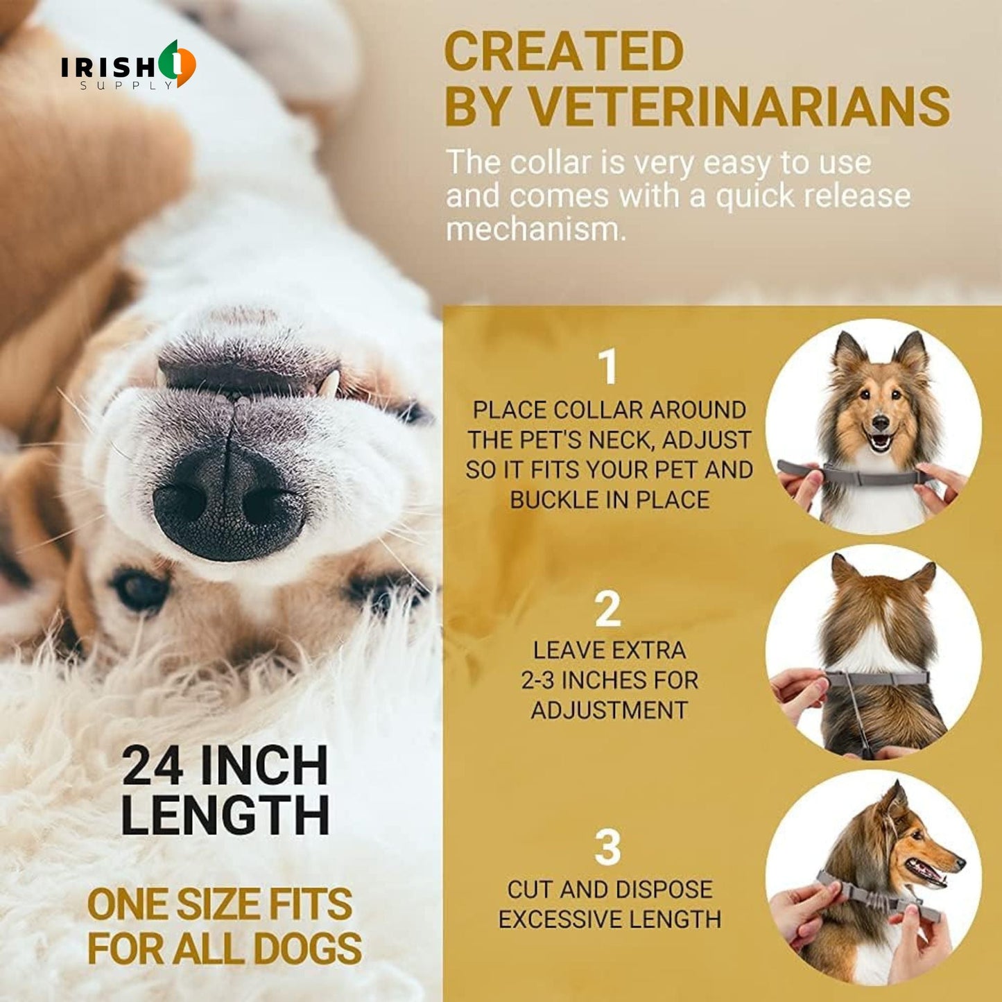FURGUARD Lightweight Pet Bug Repellent Collar