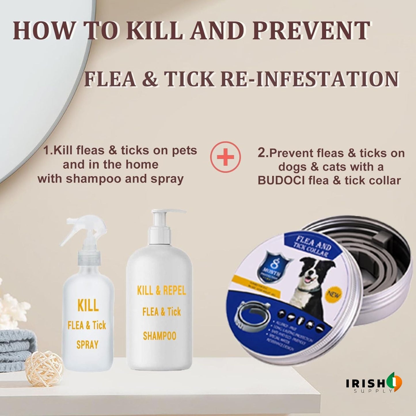 FURGUARD Lightweight Pet Bug Repellent Collar