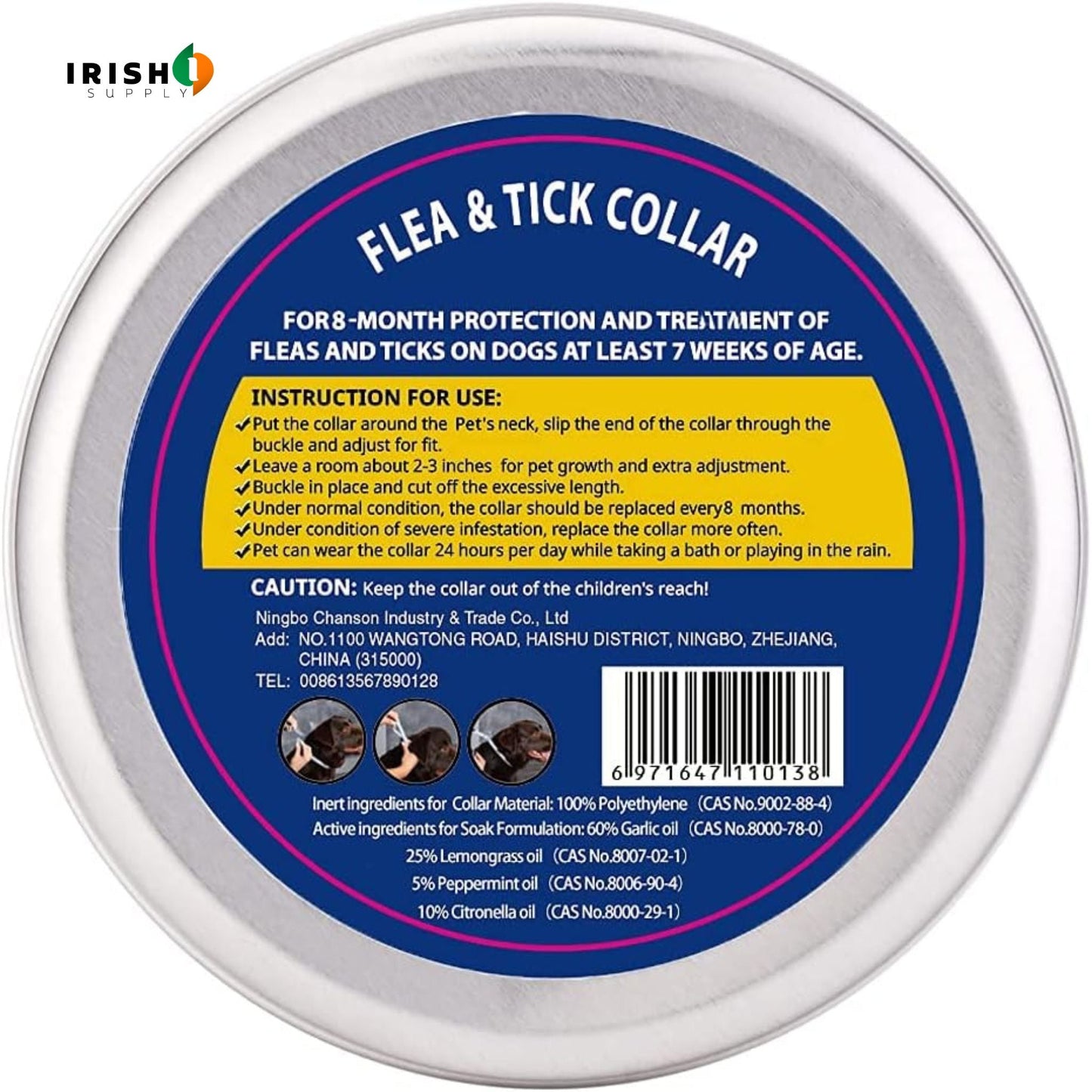 FURGUARD Lightweight Pet Bug Repellent Collar