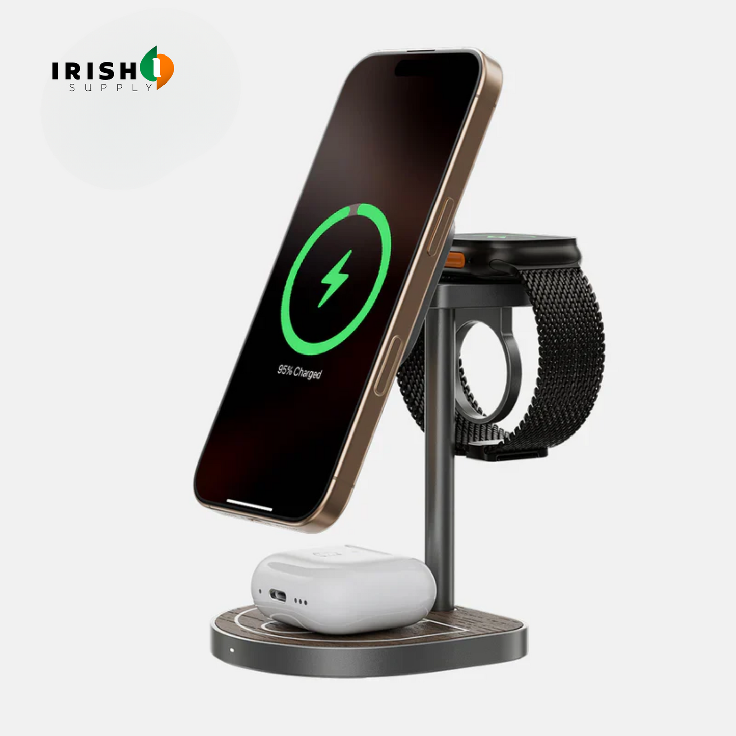 TRICHARGE  3-Point Power Creative 3-in-1 MagSafe Charging Stand
