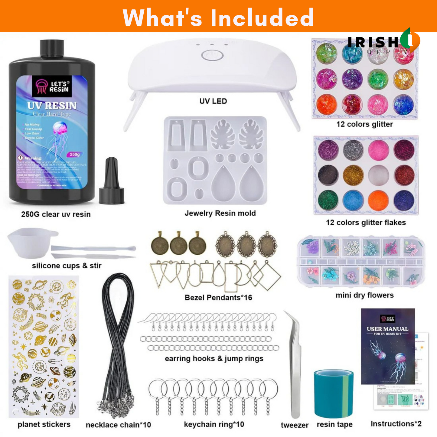 GLEAMORA Jewelry & Keychain All-in-one Kit