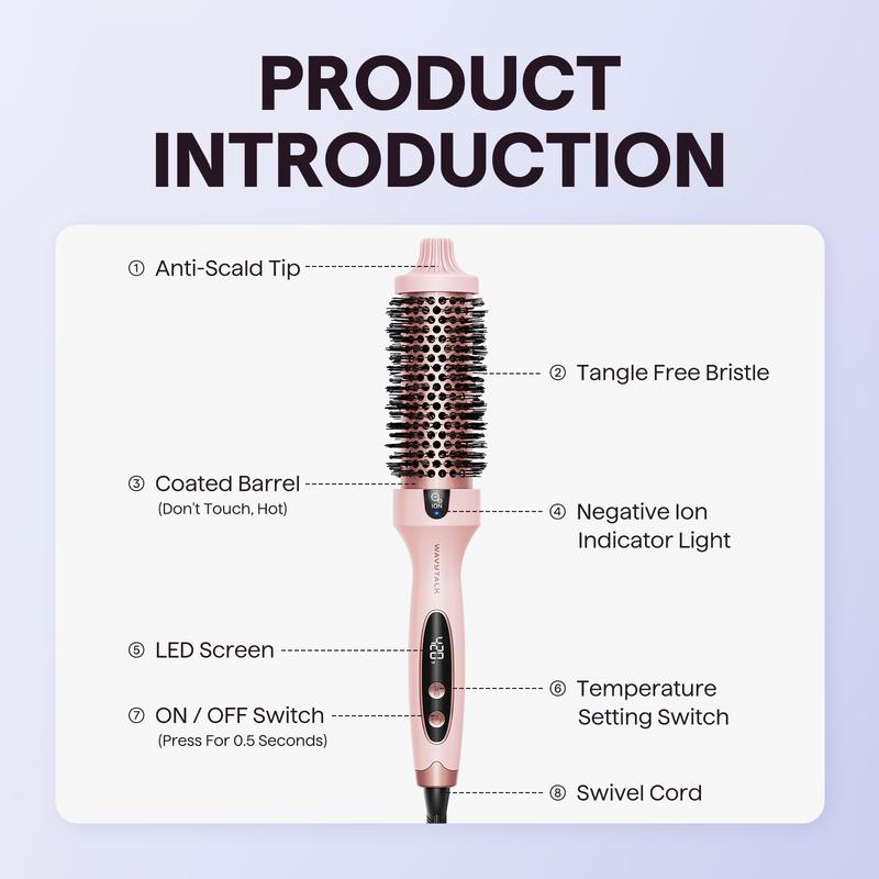 VOLUMAX 3-in-1 Negative Ion Volumizing Thermal Hair Brush